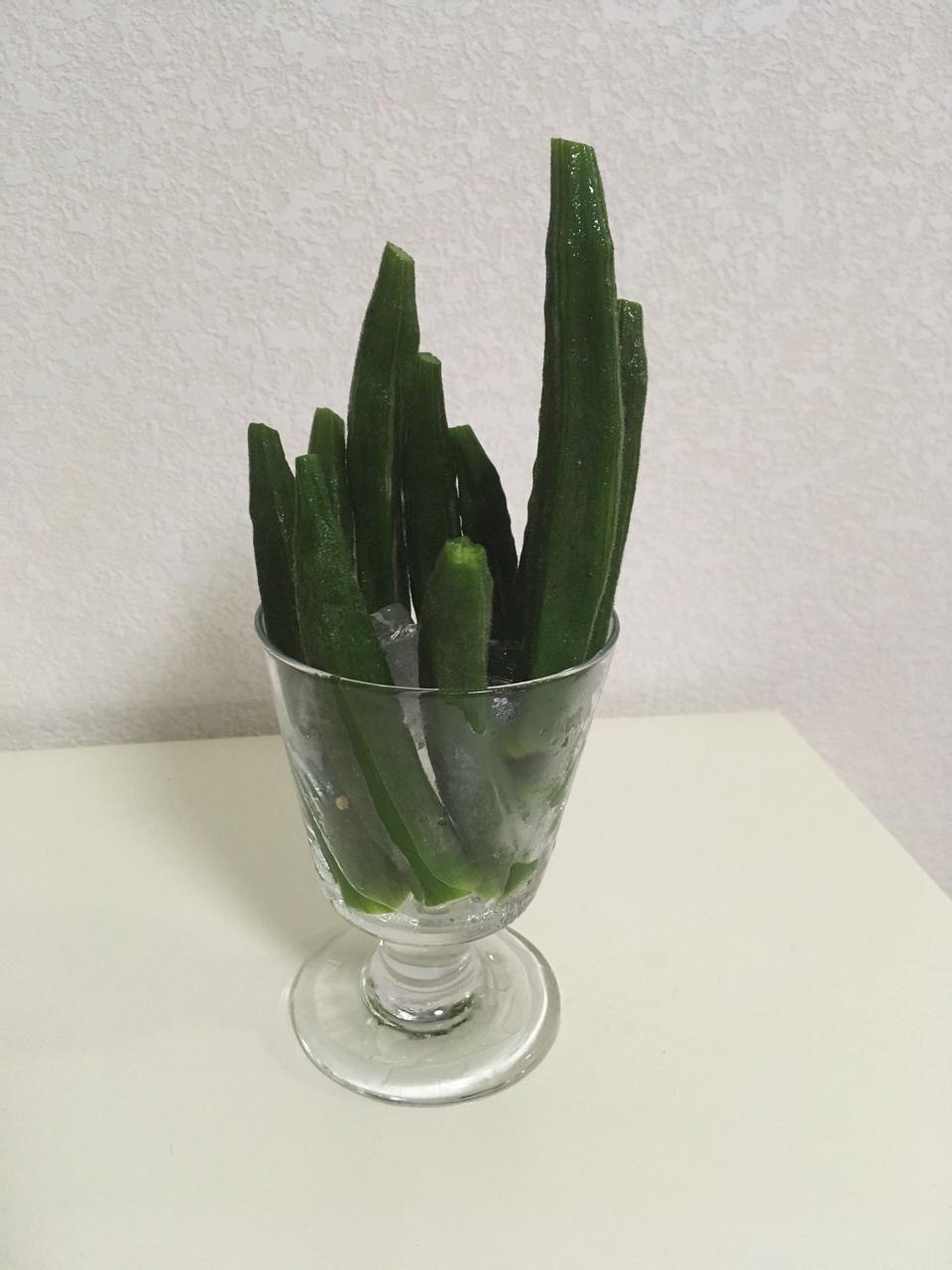 秋葵刺身
