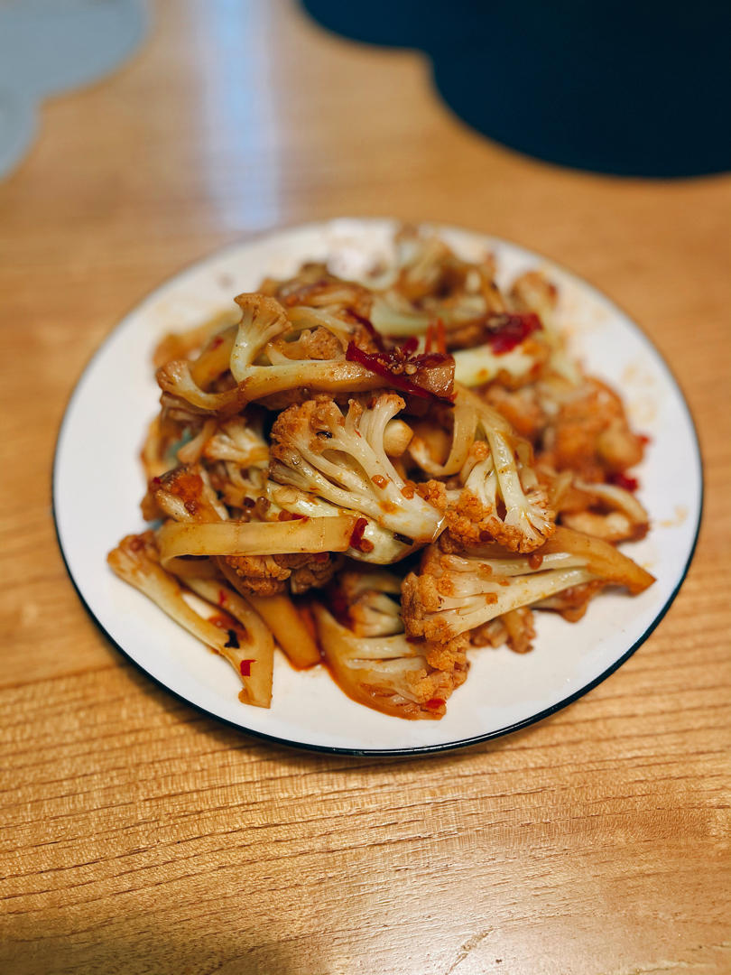 干锅花菜这么炒比饭店的还好吃
