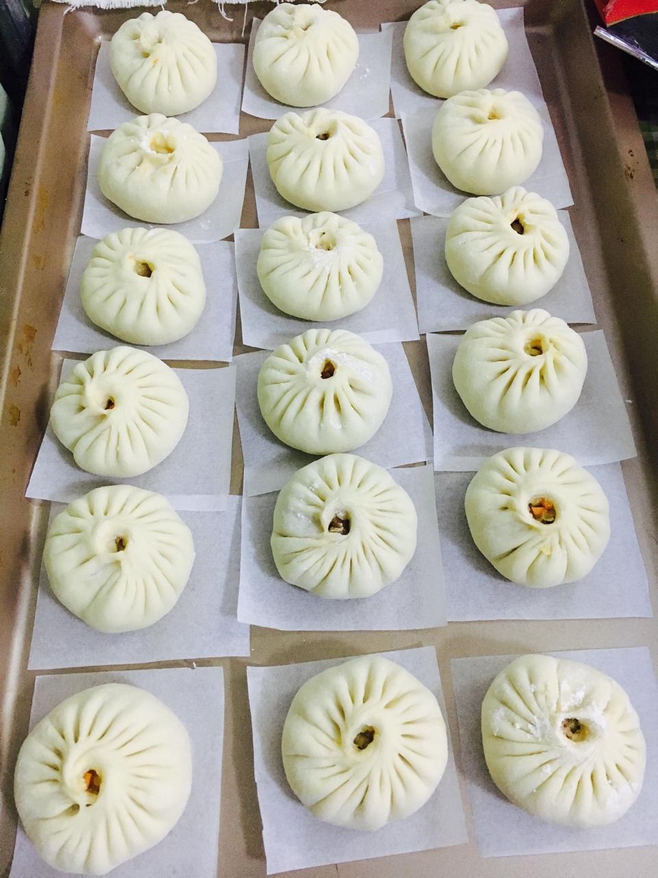 手工包子（肚脐包）