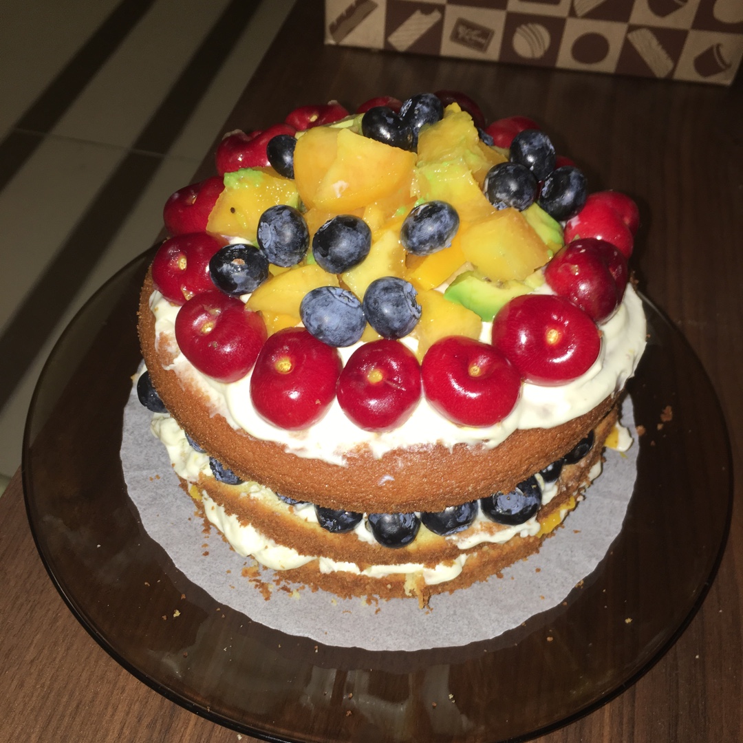 海绵胚裸蛋糕（附制作视频）