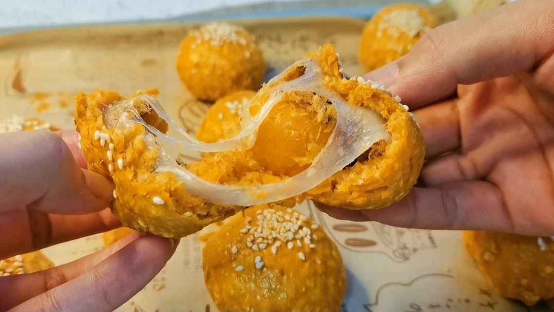 🍙｜100道减脂餐01｜无糖无油低脂蛋黄酥 10min快手