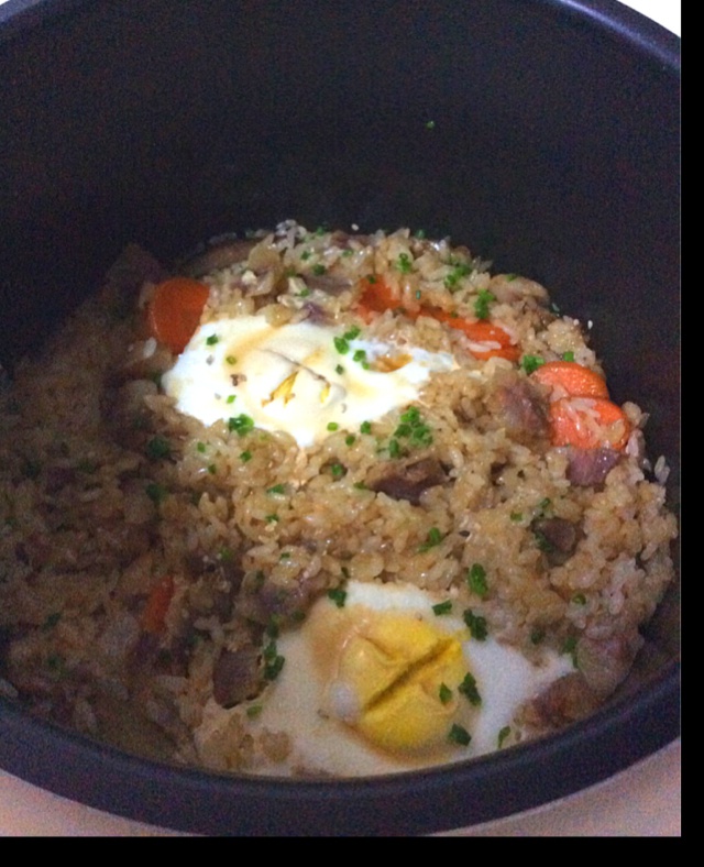 电饭锅版腊肠煲仔饭
