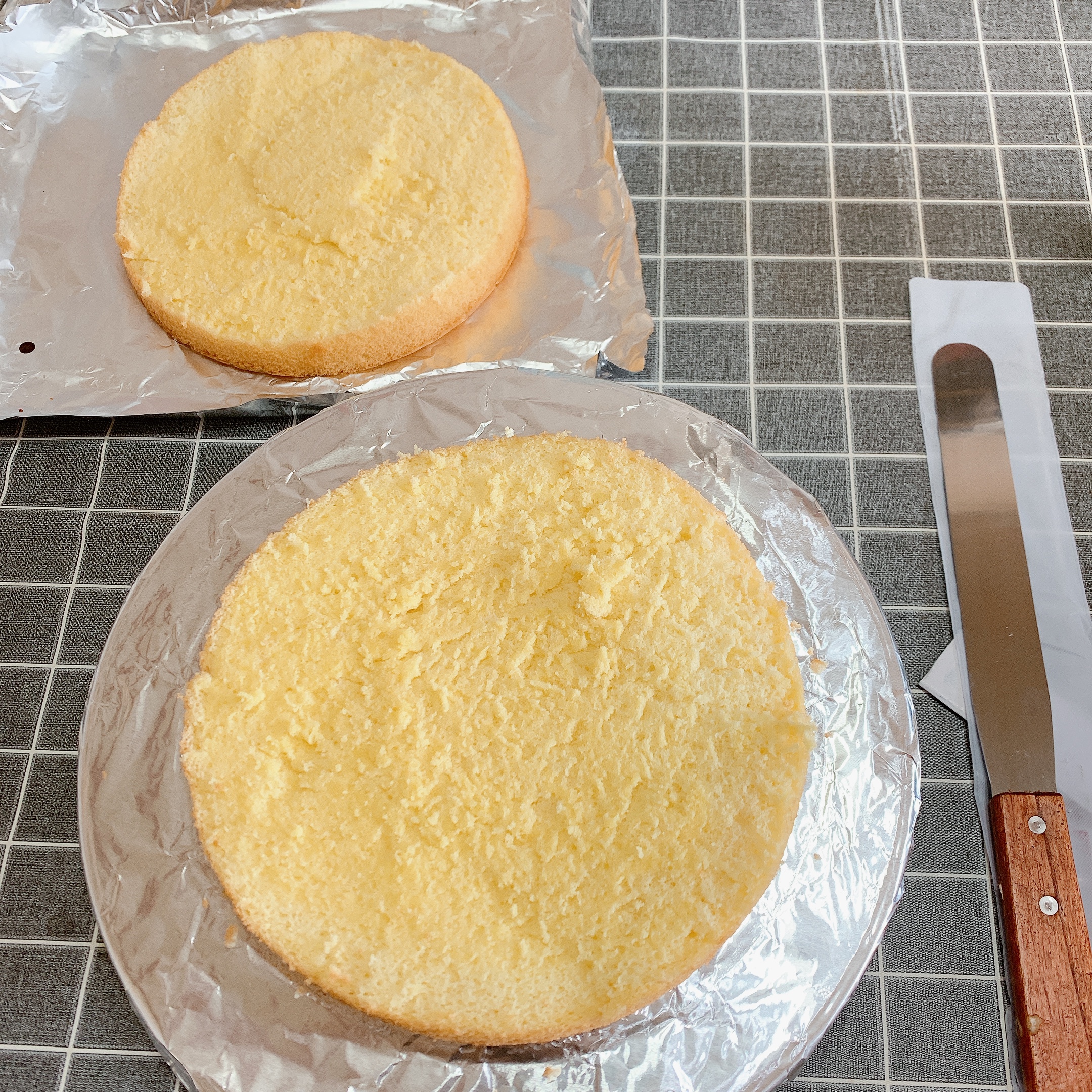 零失误淡奶油&8寸戚风蛋糕的做法 步骤17