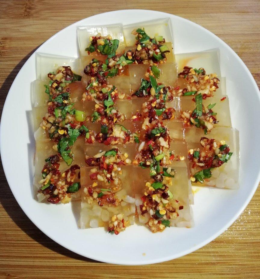 水晶肉皮冻