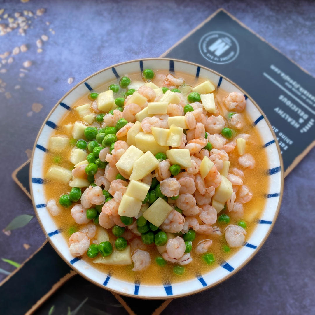三色虾仁——笔笔私房食谱之同款工作餐