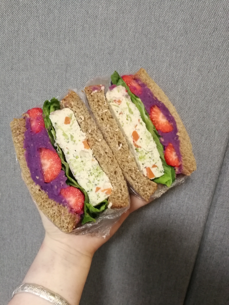 紫薯特辑三明治的做法 步骤1
