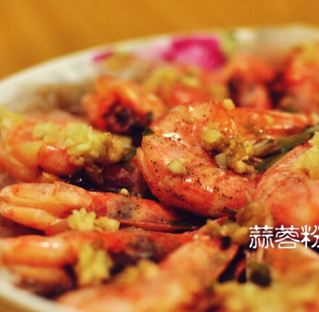 蒜蓉粉丝蒸虾