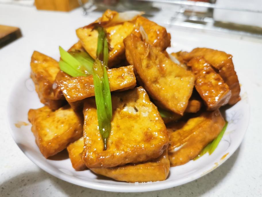 葱烧豆腐的做法