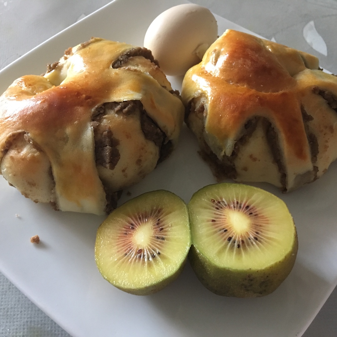 皇冠花朵面包（面包机版和面）