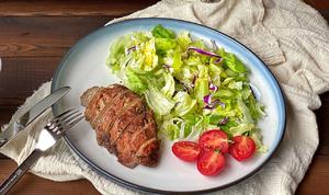 低脂高蛋白烟熏鸡胸肉轻食沙拉|快乐享瘦的做法 步骤12