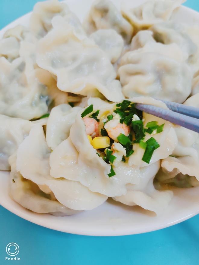 🥟鲜虾韭菜鸡蛋饺子🥟的做法