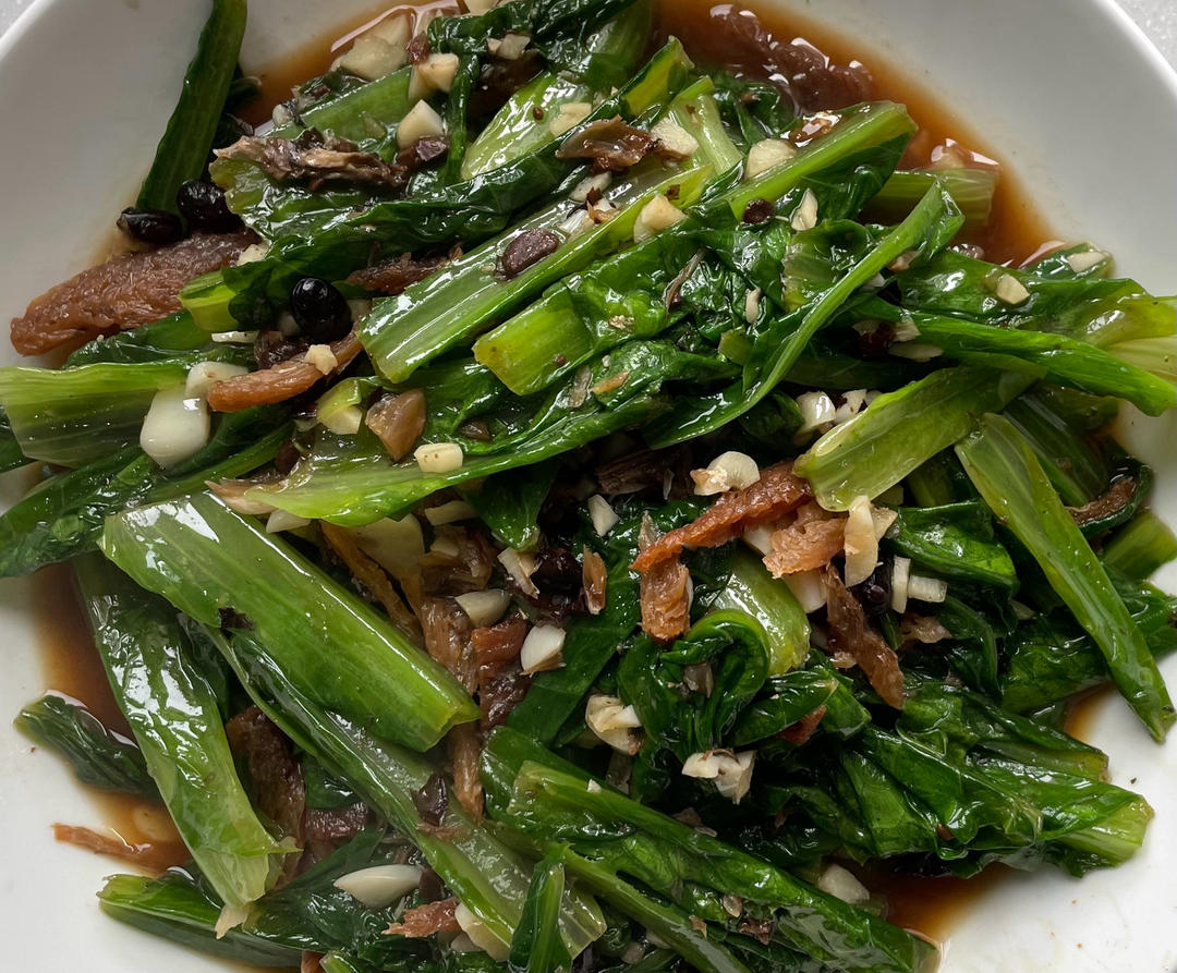 豆豉鲮鱼油麦菜