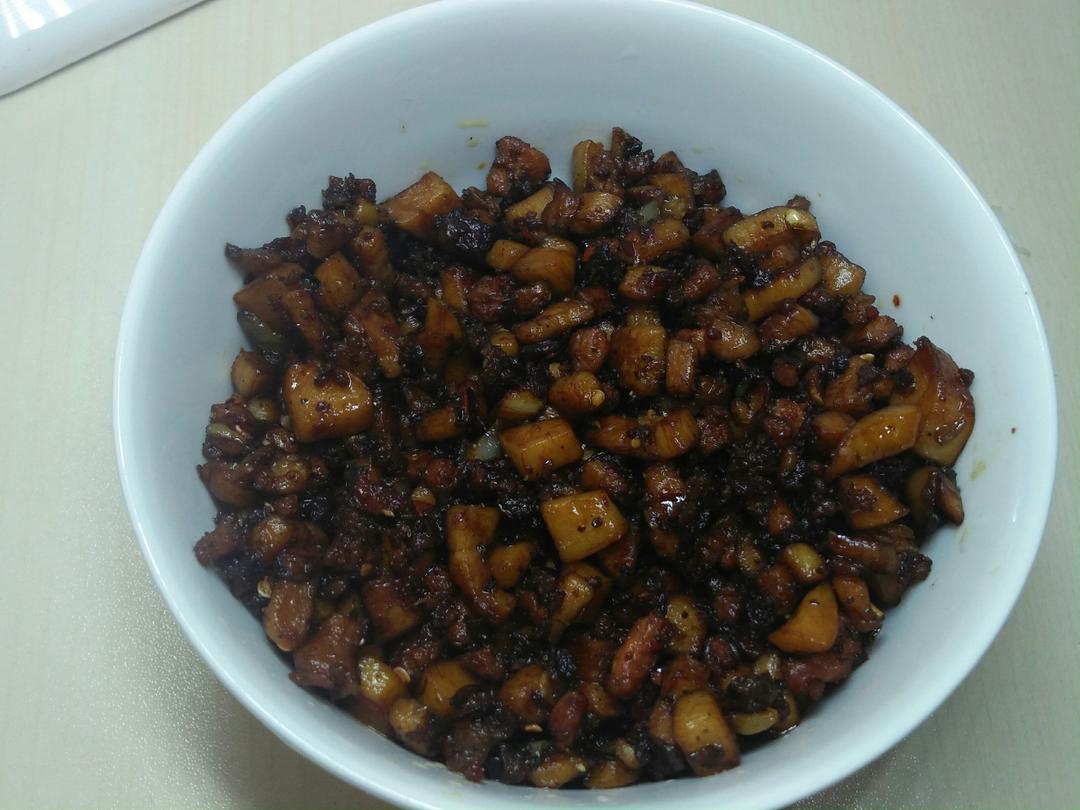 杏鲍菇肉丁酱(黑胡椒口味)