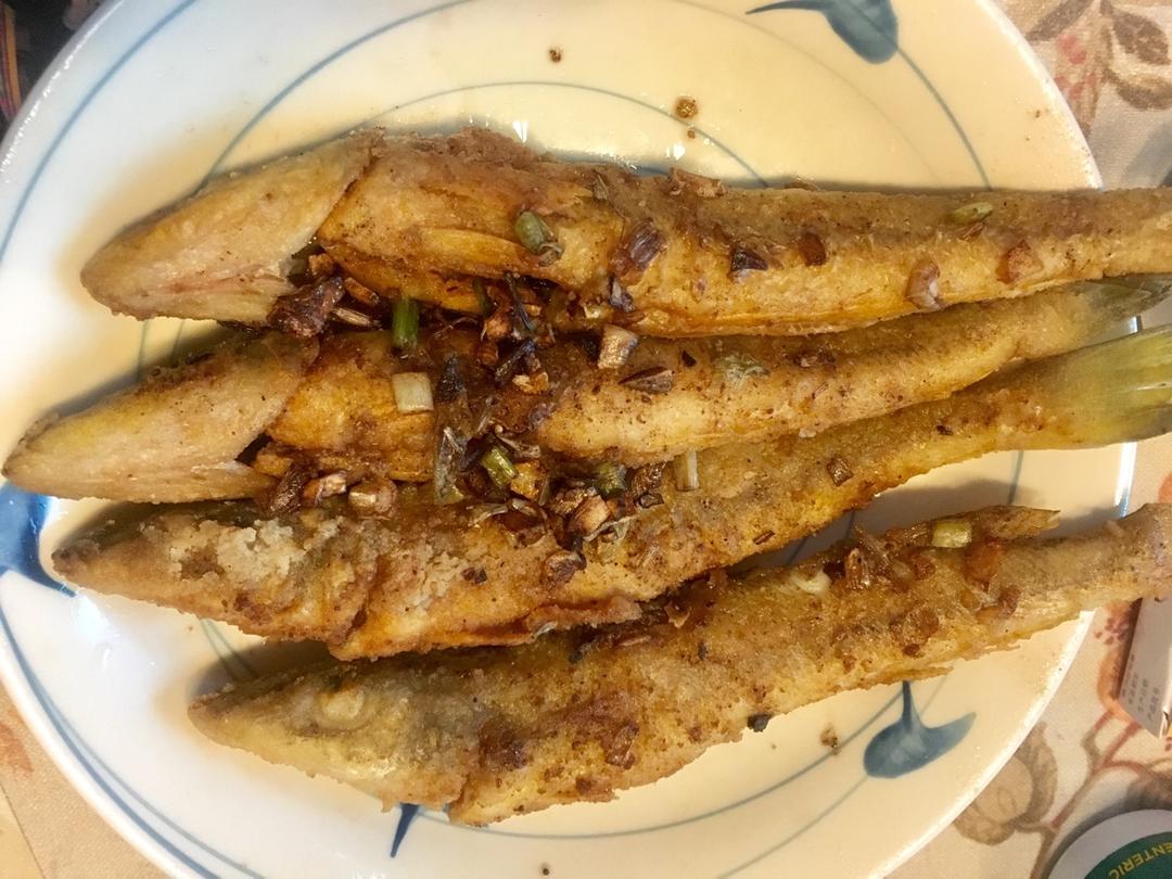 椒盐梭子鱼