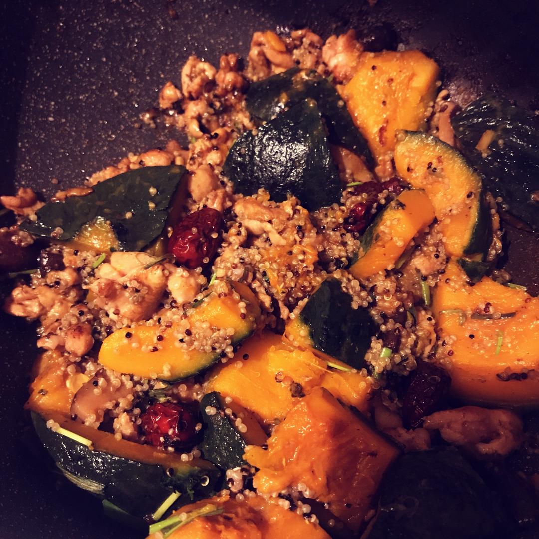 美味到不行的南瓜饭