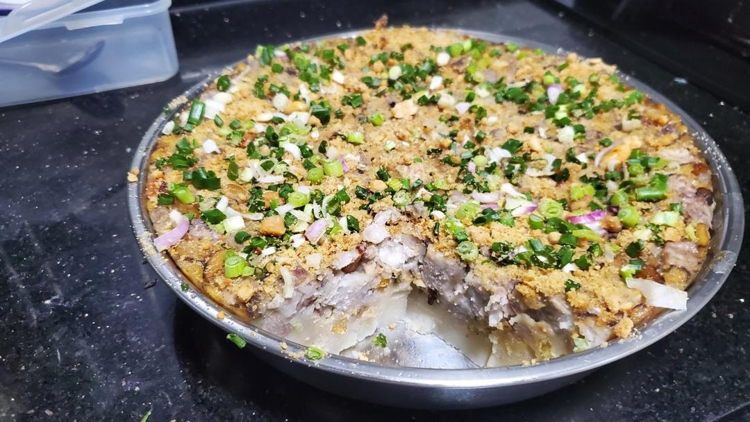 腊味瑶柱芋头糕：附详细制作过程