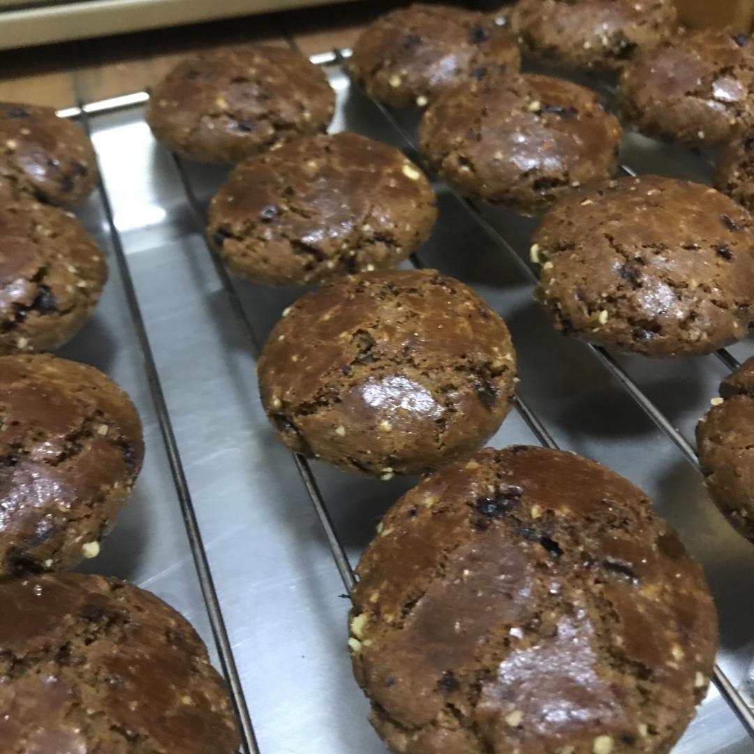 红枣红糖核桃饼干