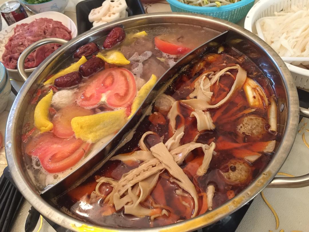 自制鸳鸯火锅锅底