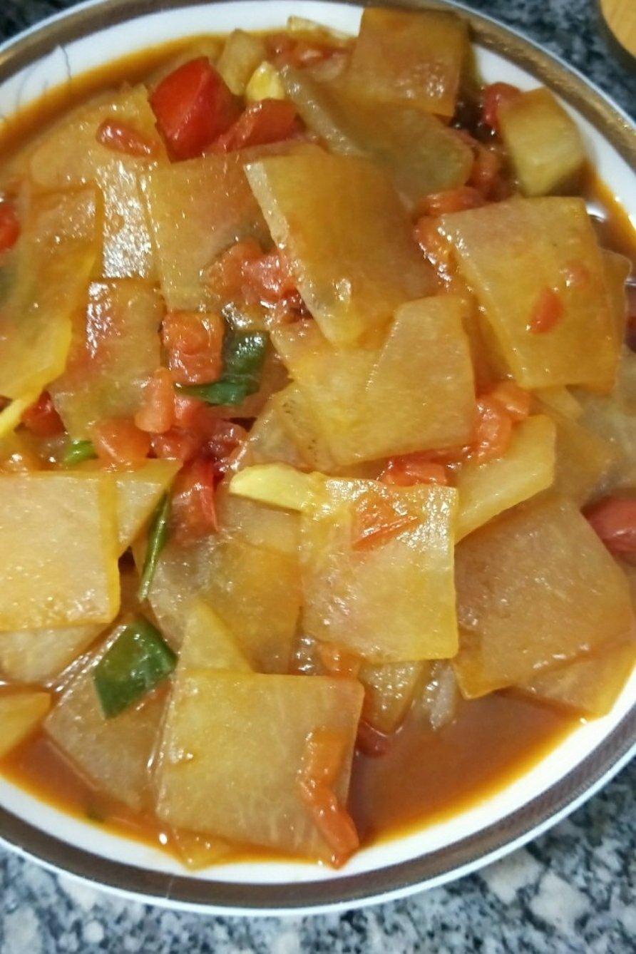 素炒冬瓜