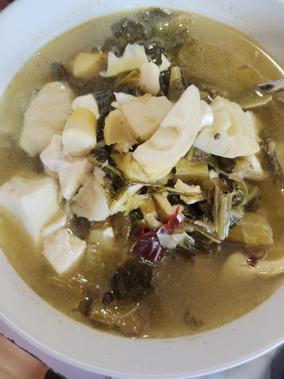 春笋豆腐酸菜鱼
