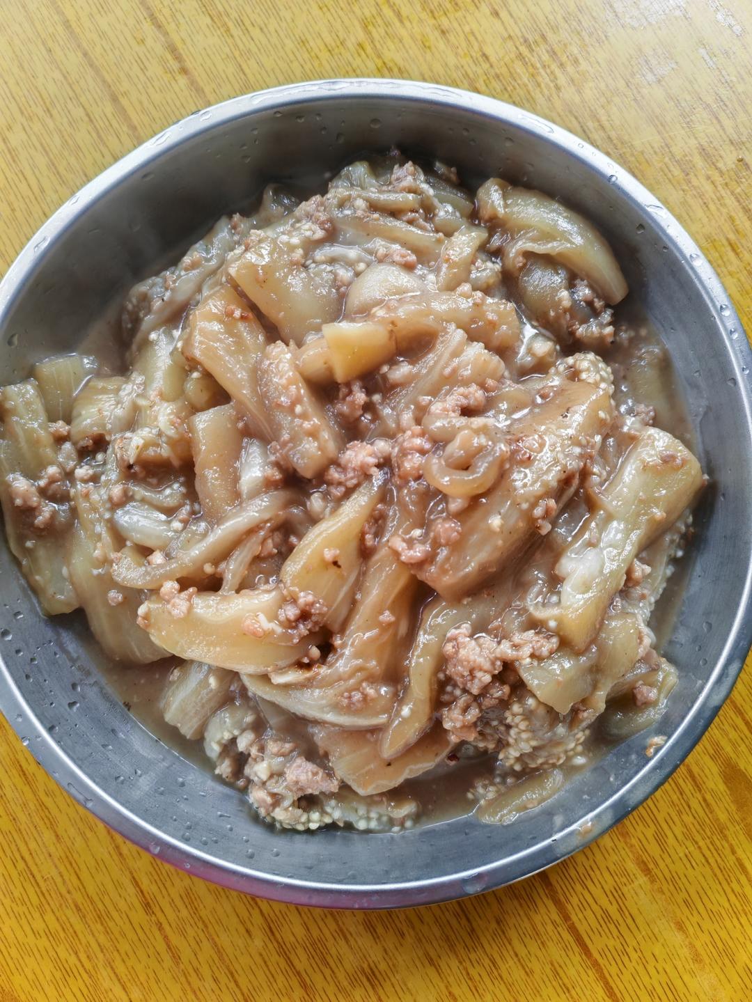 家庭非油炸版咸鱼茄子煲