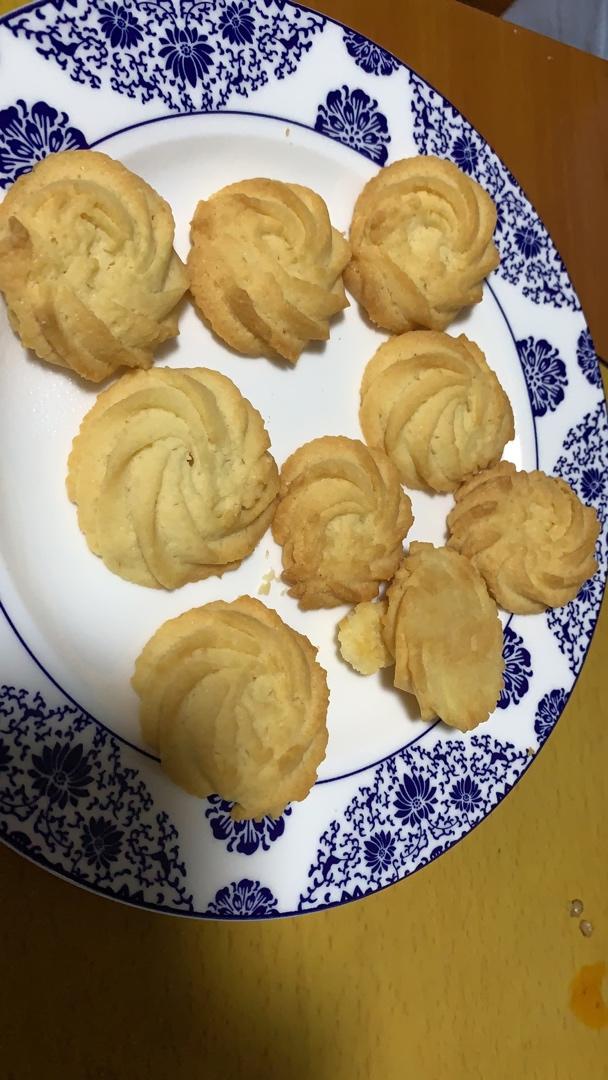 零失败花纹超级立体的黄油曲奇