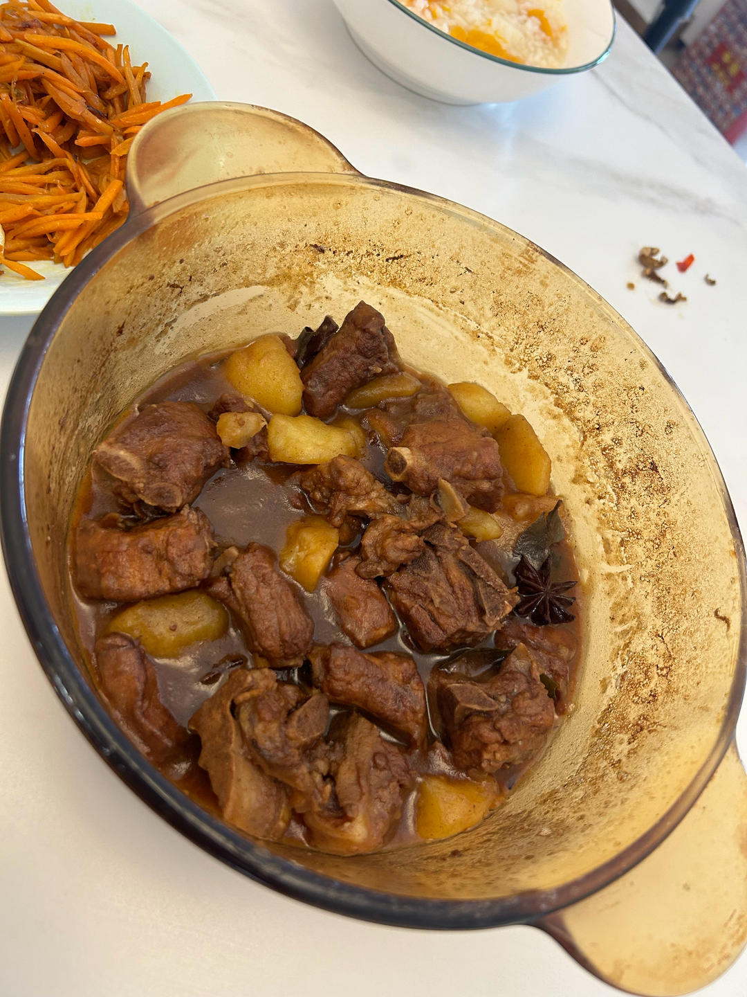 🔥巨好吃的红烧排骨炖土豆❗️懒人版轻松做拿手菜