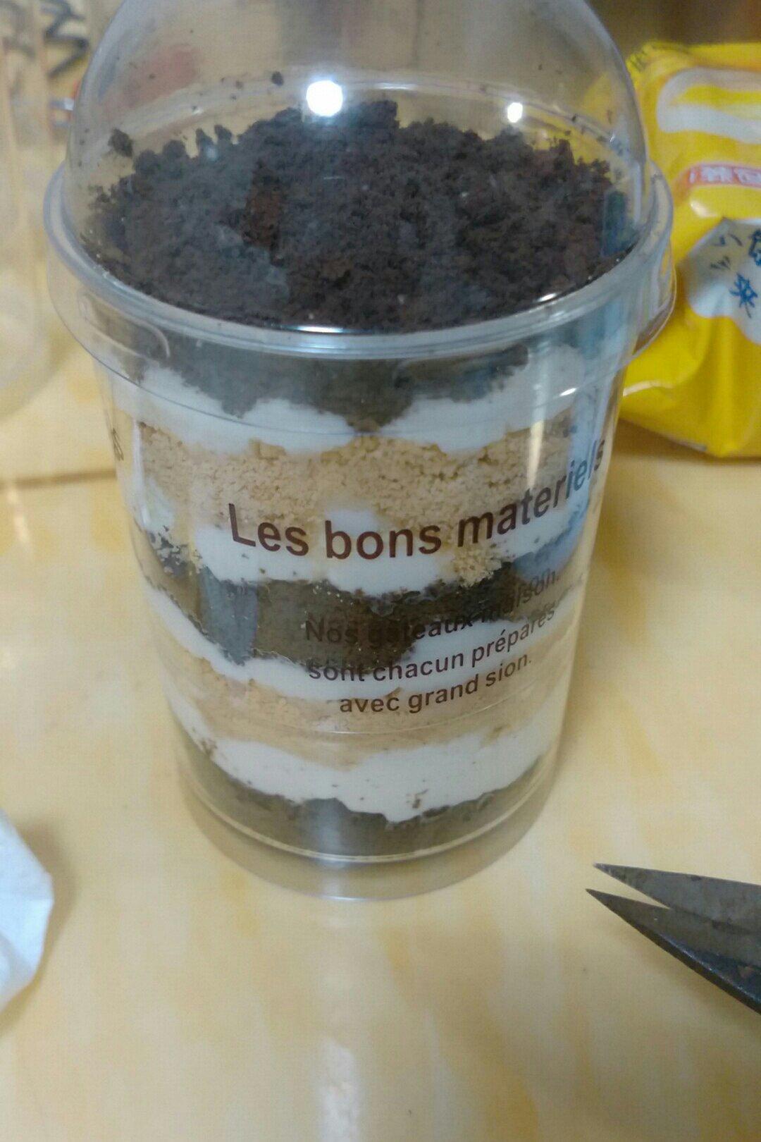 哎婷婷做的奥利奥版木糠杯4杯装