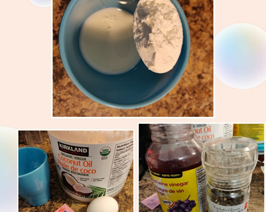 简单椰子油蛋黄酱（0卡代糖包替白糖）的做法 步骤2