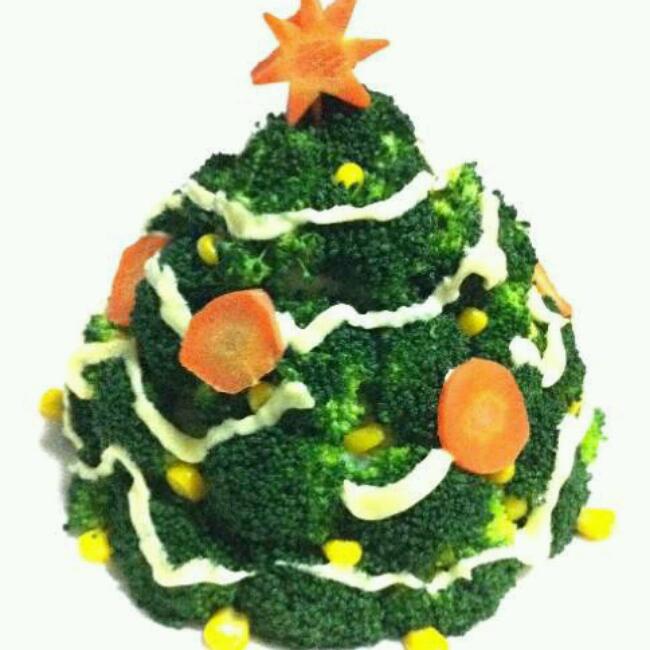圣诞树沙拉