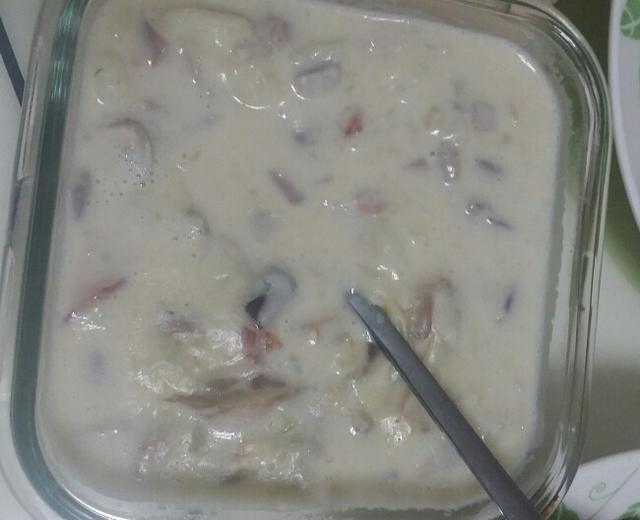 土豆蘑菇奶油汤(不用搅拌机)的做法