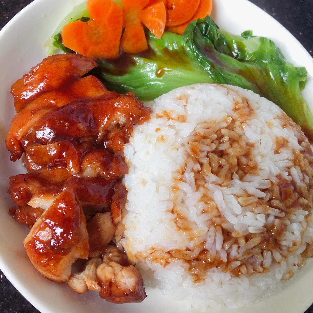 照烧鸡腿饭