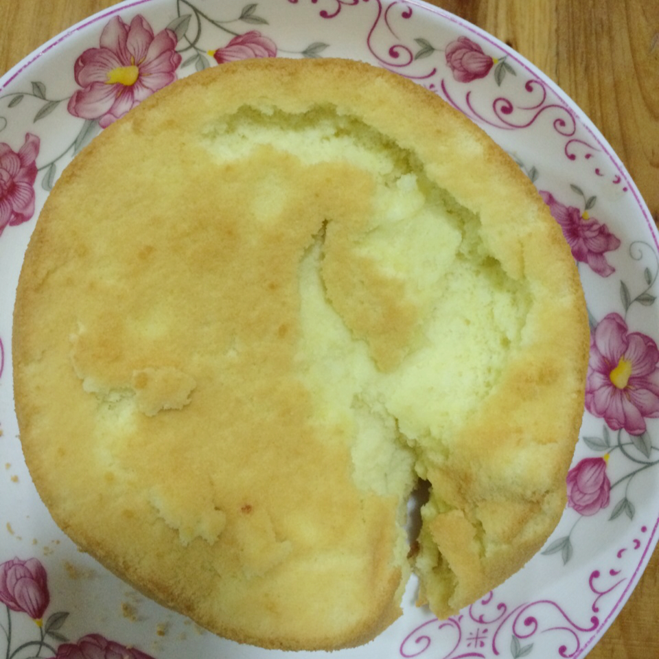 6寸原味戚风蛋糕