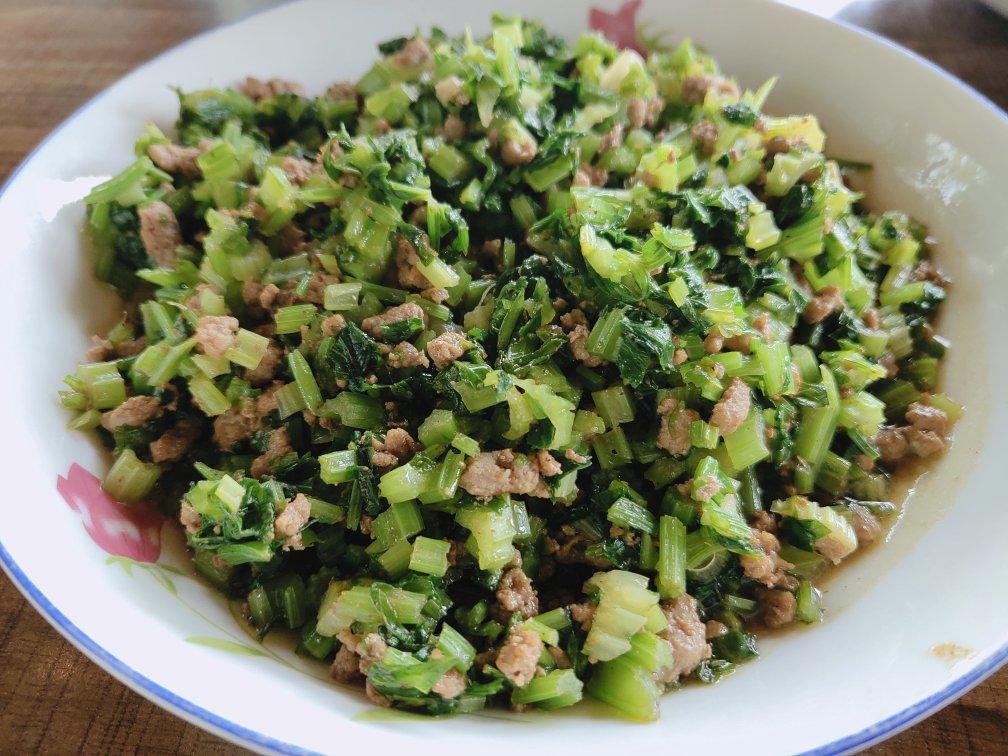 芹菜牛肉末「下饭神器」
