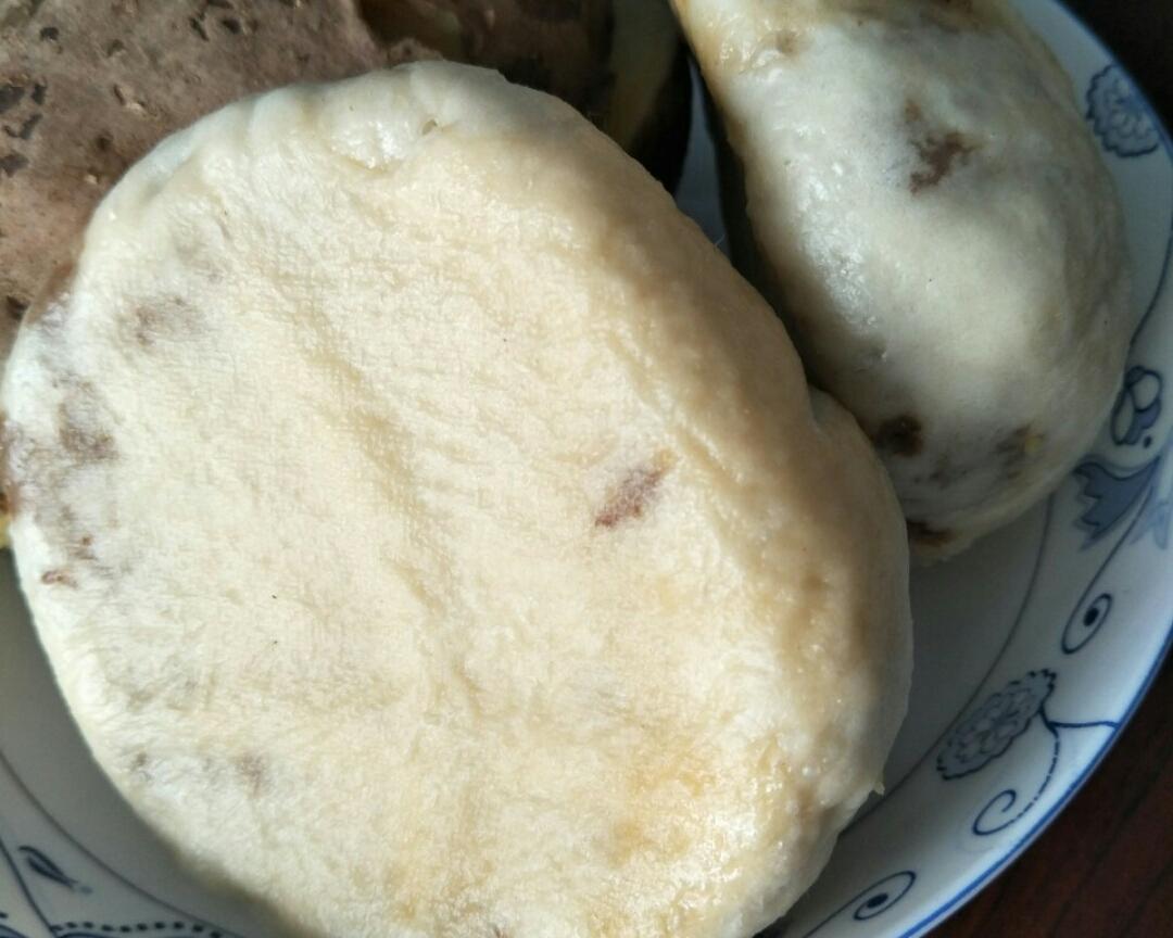 猪油渣圆白菜馅包子