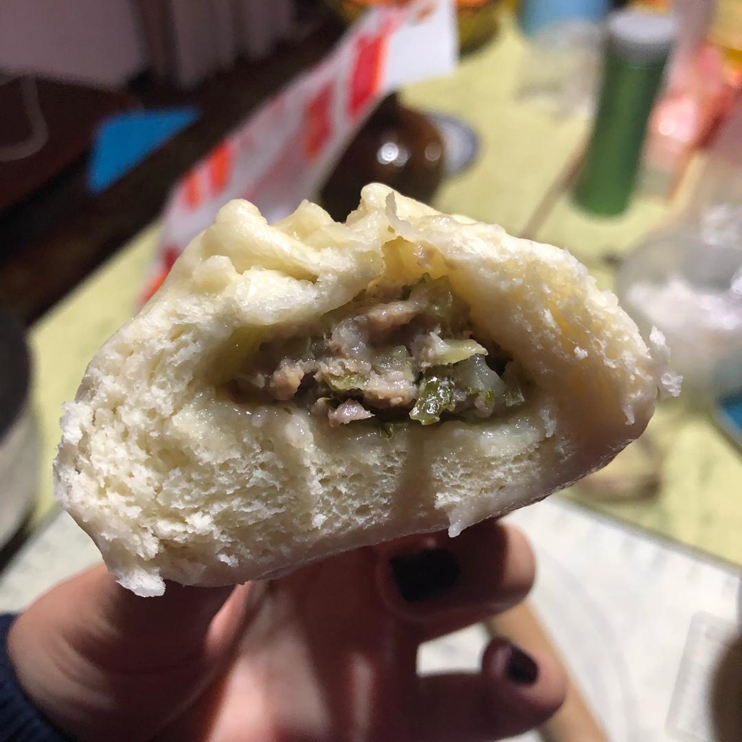 手工包子（肚脐包）