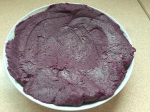 简单快手的低糖紫薯仙豆糕-烤箱版的做法 步骤11