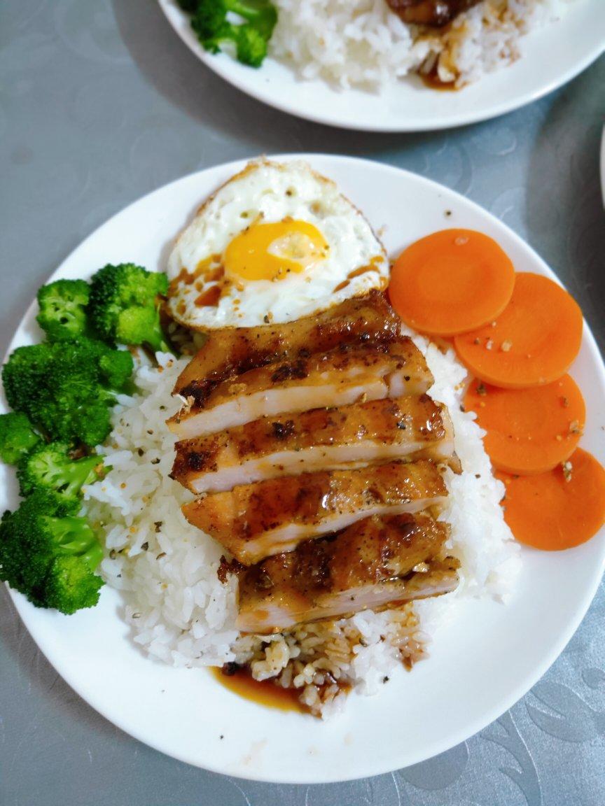 糖果树417做的日式照烧鸡排饭