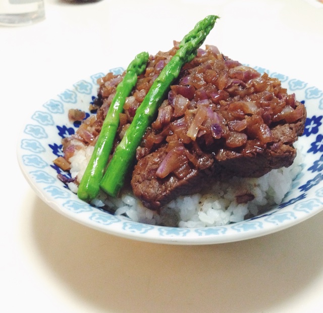 abysmo做的食戟之灵夏里亚宾牛排盖饭