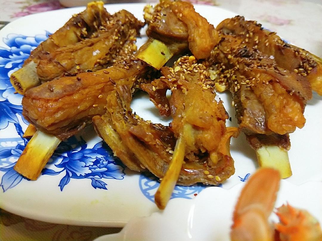 地道蒙餐：烤羊排(家用烤箱版)