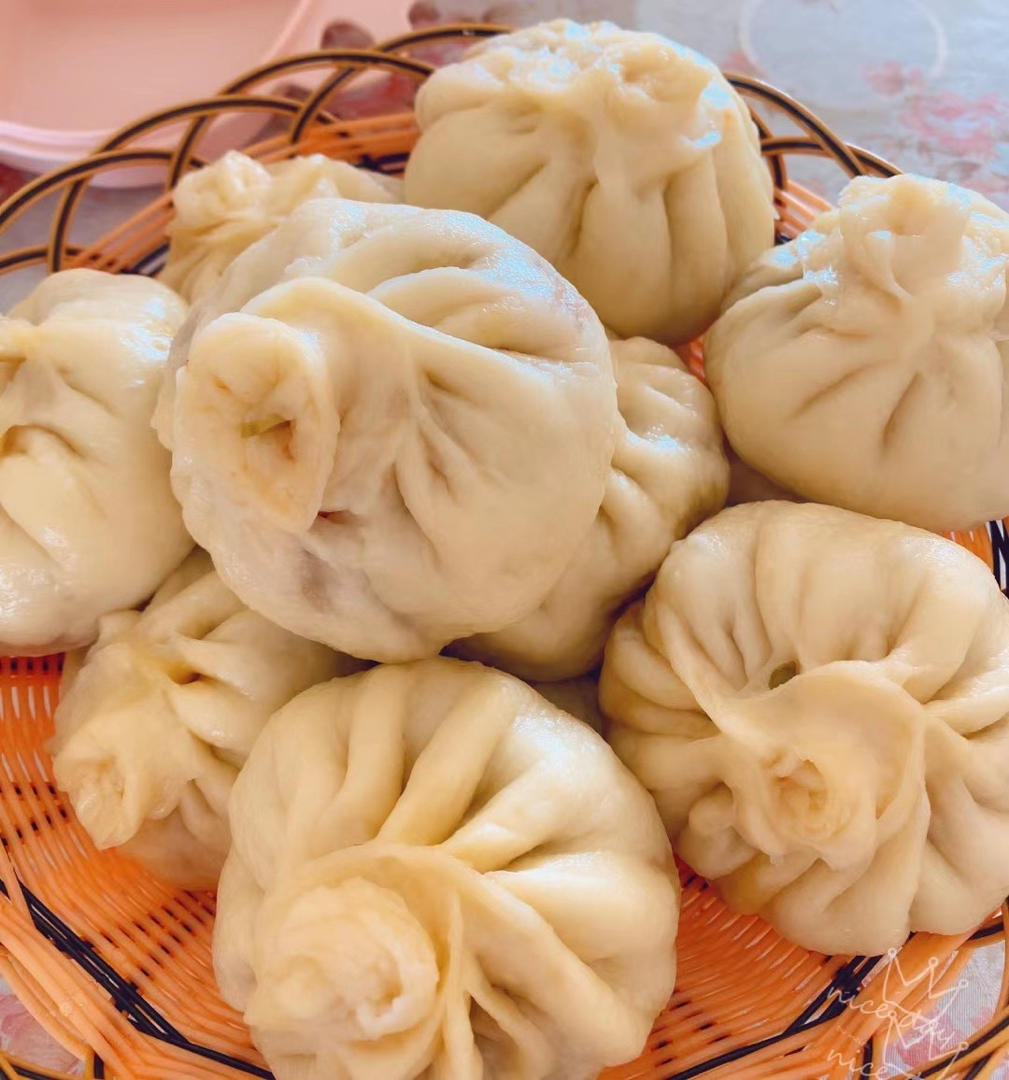 皮薄馅大又暄软的豆角鲜肉包子