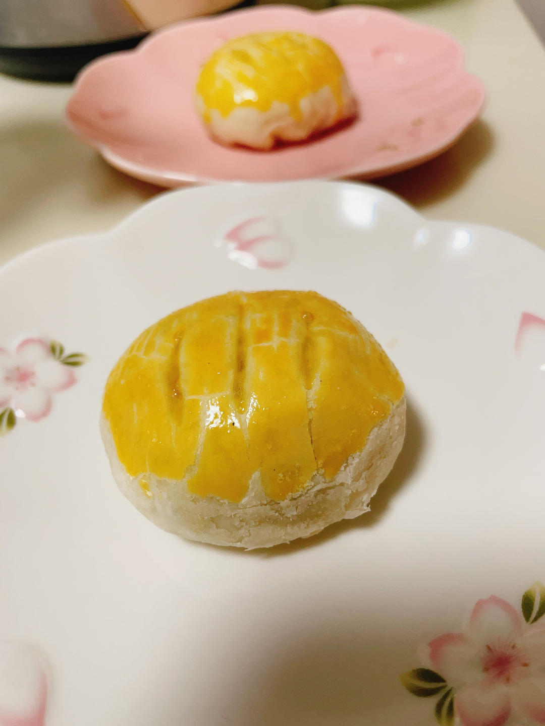 打小就爱吃的【经典老婆饼】太喜欢软软糯糯de糯米馅啦！