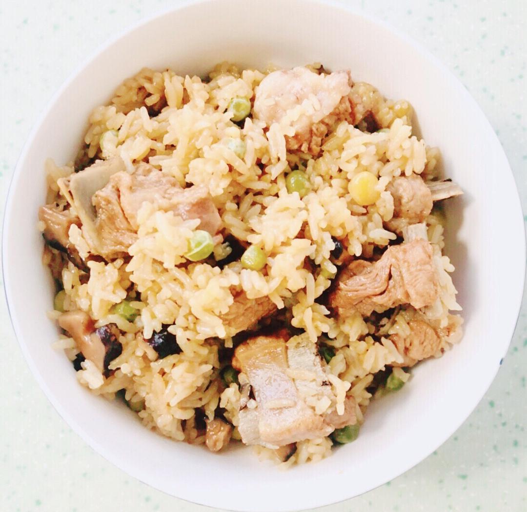 豌豆胡萝卜焖饭