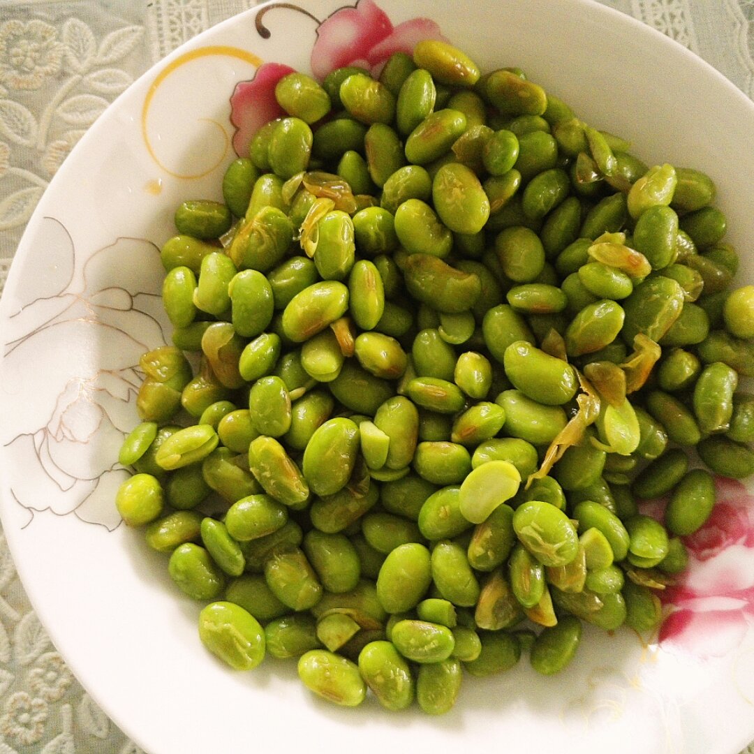 清炒毛豆子(超简单)