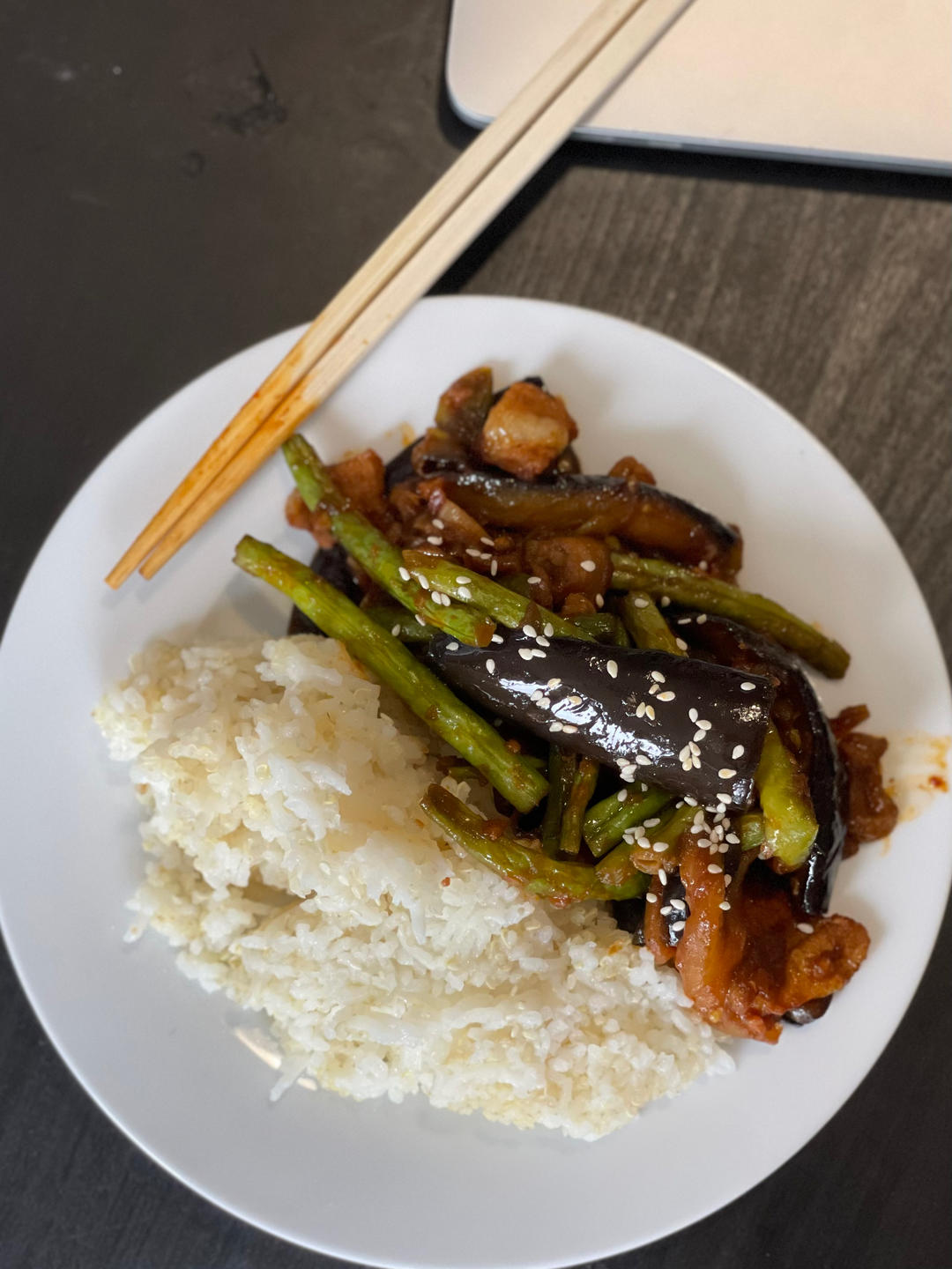 不需要油炸简单美味易操作五花肉豆角茄子家常做法