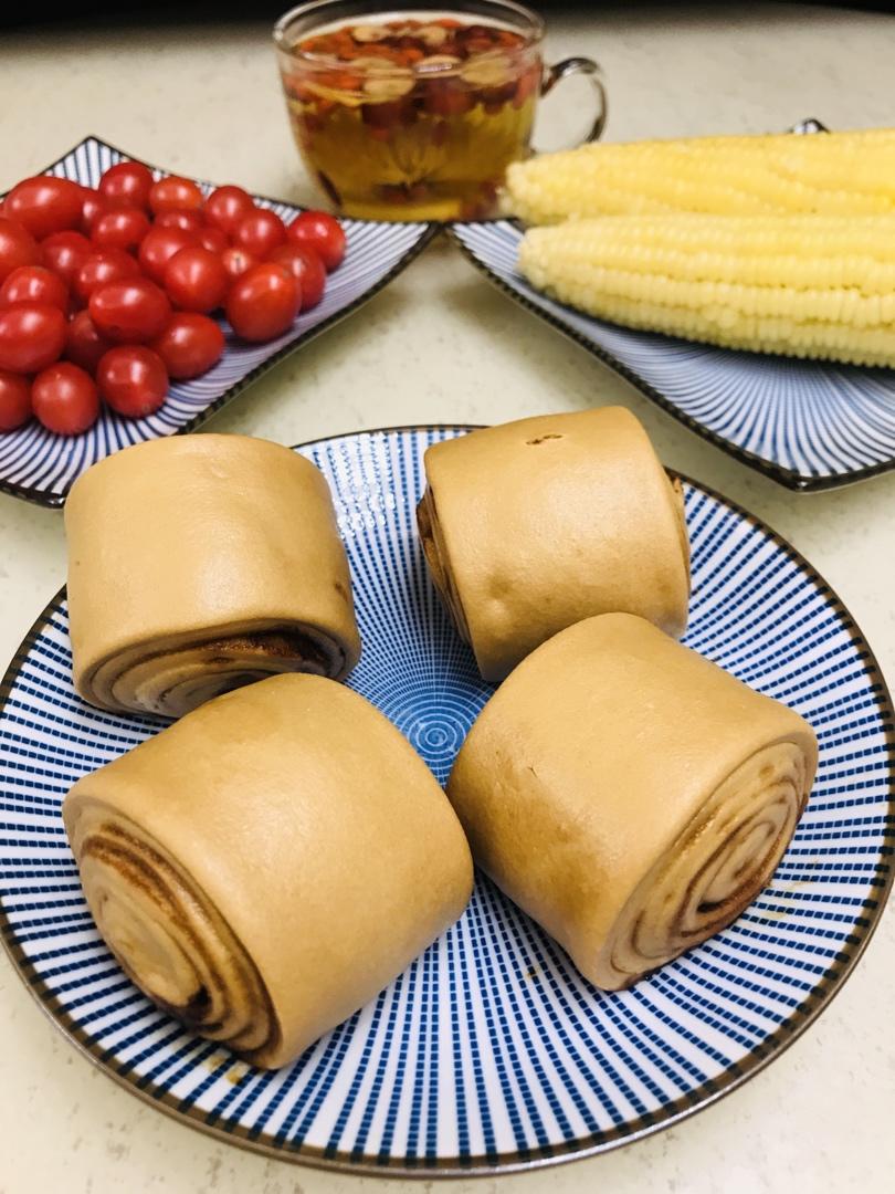 奶香红糖馒头
