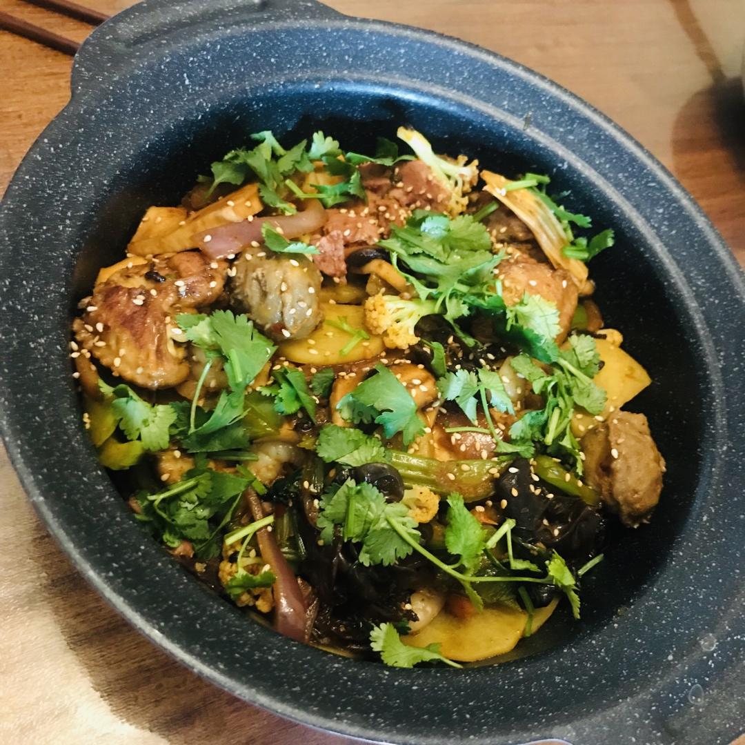 火锅底料炒麻辣香锅