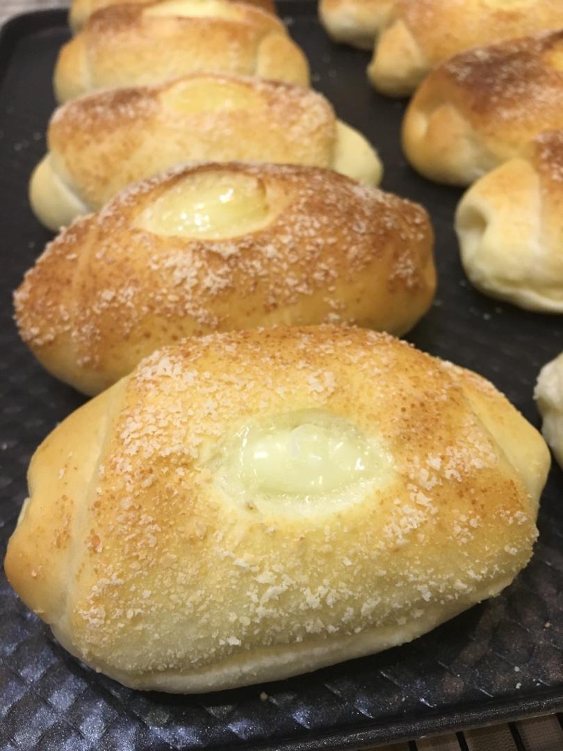 可爱哒小胖砸‼️葱香芝士火腿面包🥯
