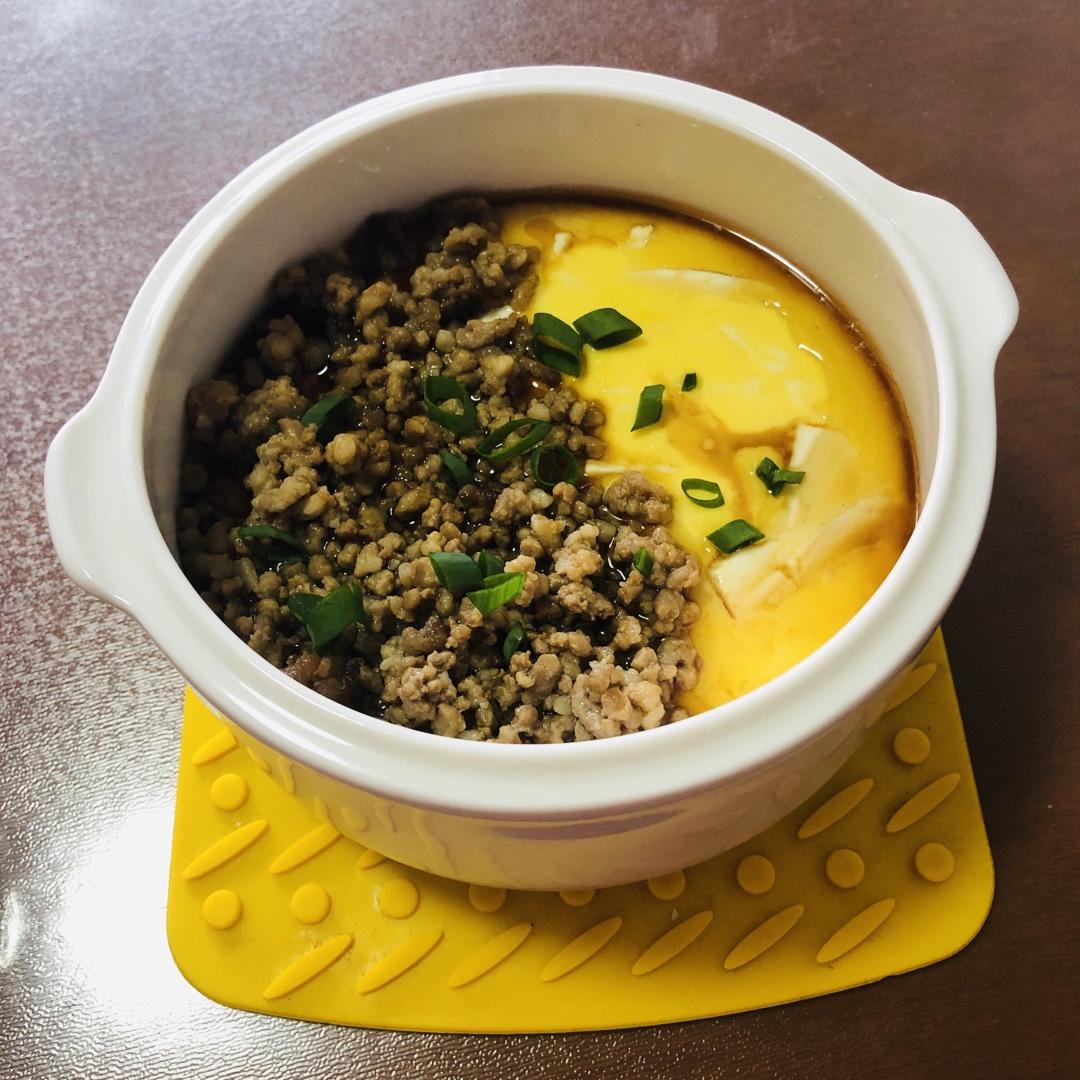肉末豆腐蒸蛋