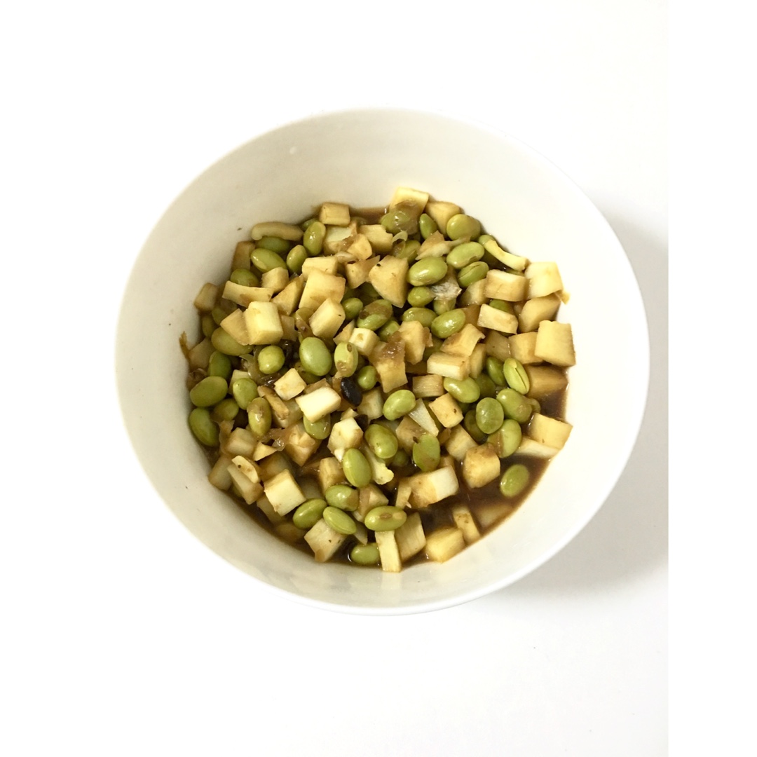 茭白毛豆丁